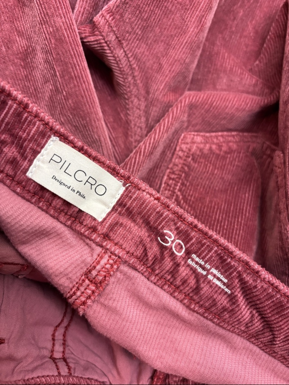 Anthropologie Pilcro Robbie Corduroy High-Rise Wide Leg Jeans by Pilcro Size 30 - Picture 12 of 14